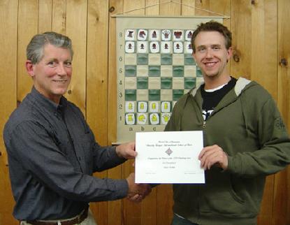 Brian Coleman wins Class C Section at the Karpov Chess School