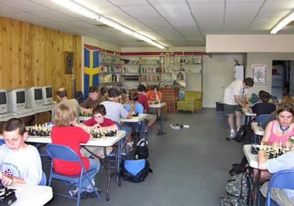 Yury Shulman teaches chess at Karpov Chess Camp