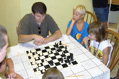 Grandmaster Yury Shulman teaches at Karpov Chess Camp